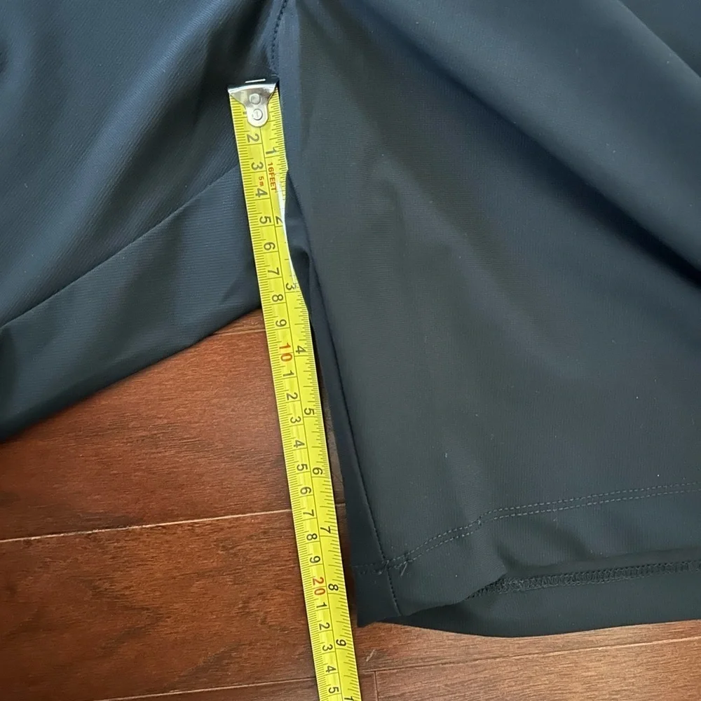 NWT Greg Norman Stretch Golf Shorts 40 Black Lightweight Easy Care 8.5